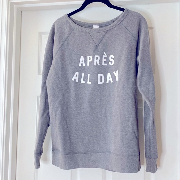Après all day grey sweatshirt size M - Picture 1 of 5